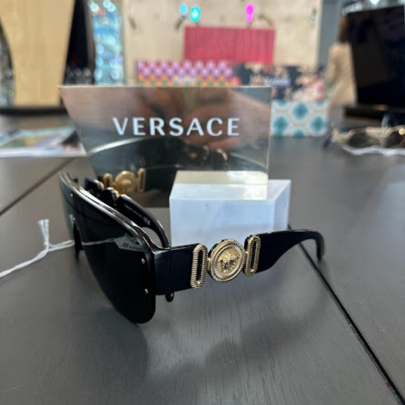 VERSACE MEDUSA BIGGIE PILOT SUNGLASSES - Picture 2 of 4